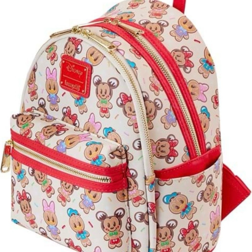 Loungefly Disney Mickey Mouse & Friends Gingerbread Mini Backpack